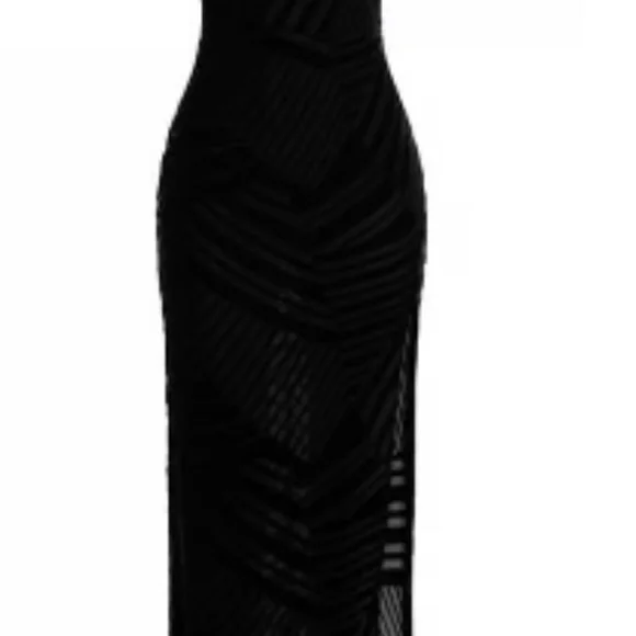 BCBGMAXAZRIA Allegra Halter Gown